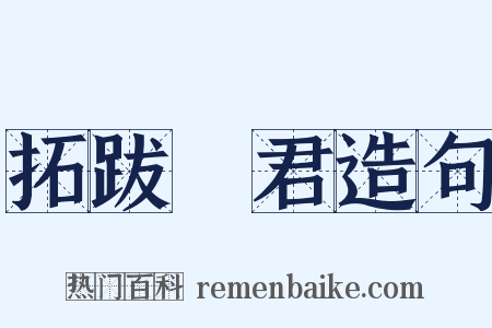 拓跋寔君造句是什么意思的图片